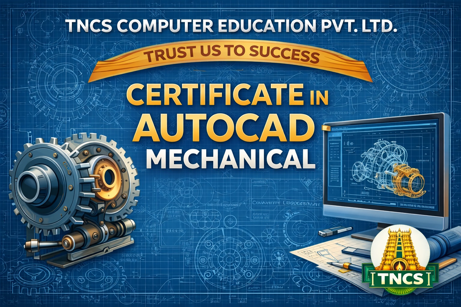 CERTIFICATE IN AUTOCAD - MECHANICAL