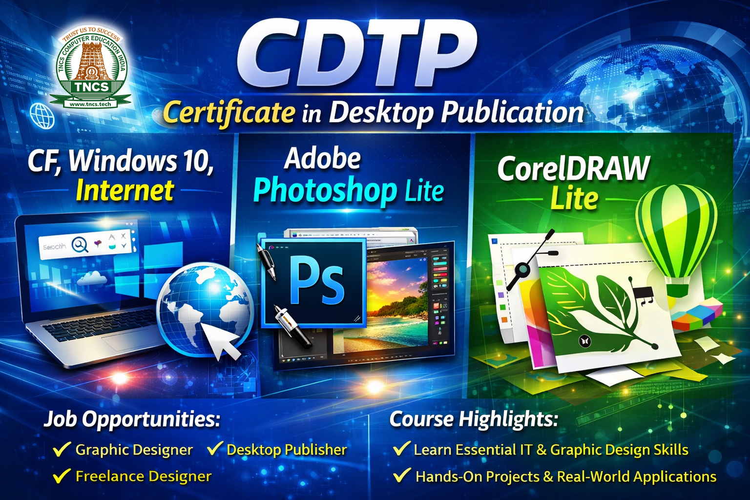 CERTIFICATE IN DESKTOP PUBLICATION