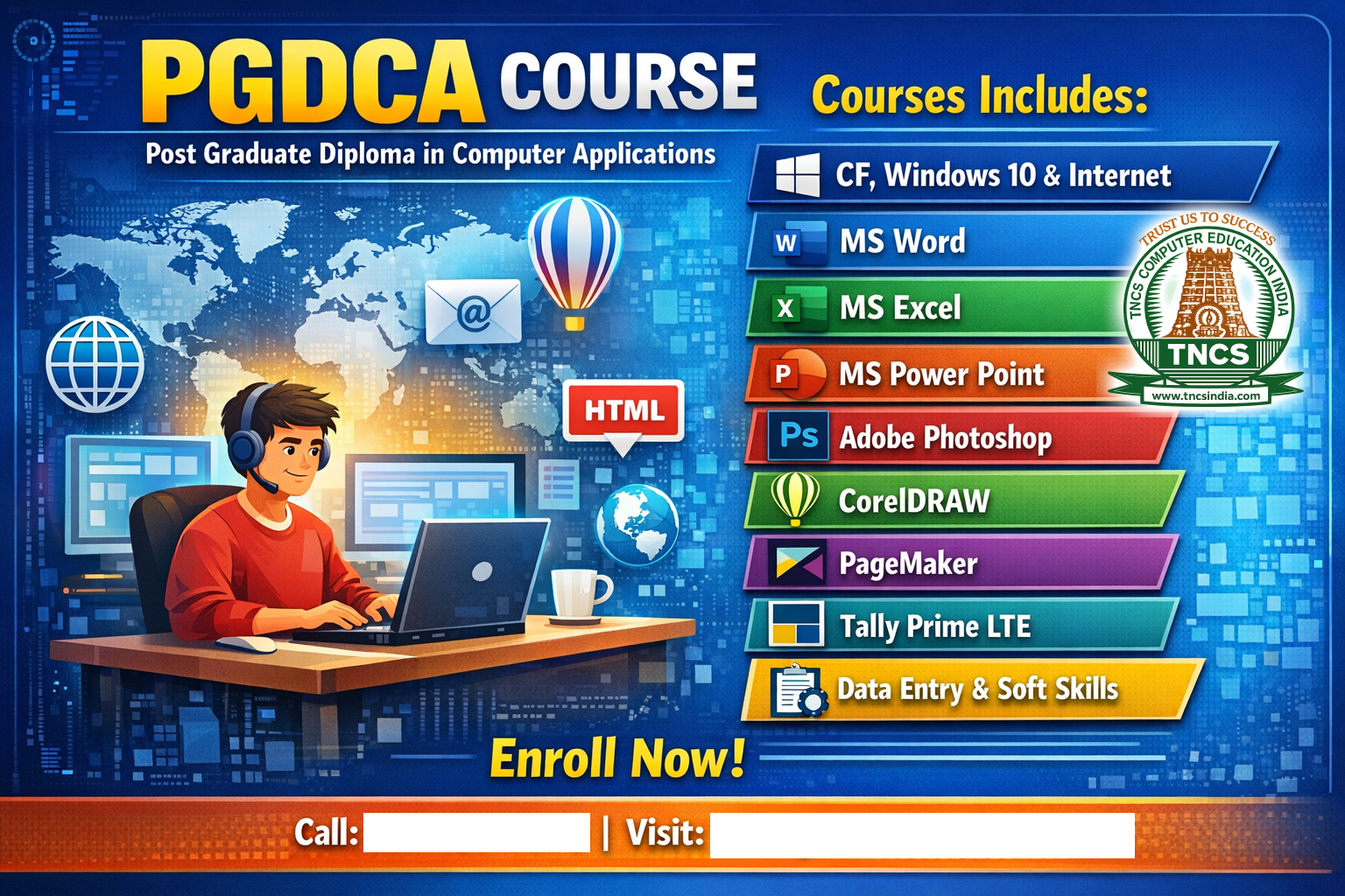 POST GRADUATE DIPLOMA IN COMPUTER APPLICATION [ D0650 ]