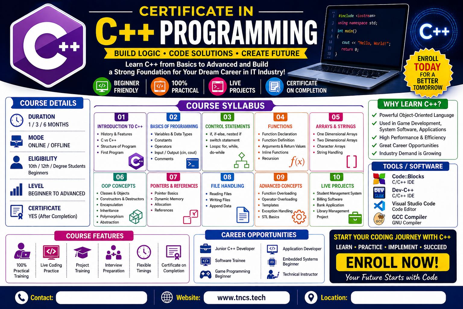 CERTIFICATE IN C++ PROGRAMMING