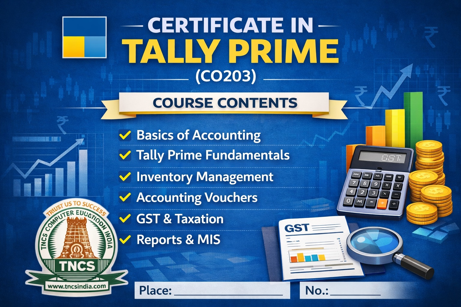 CERTIFICATE IN TALLY PRIME ( C0203 )