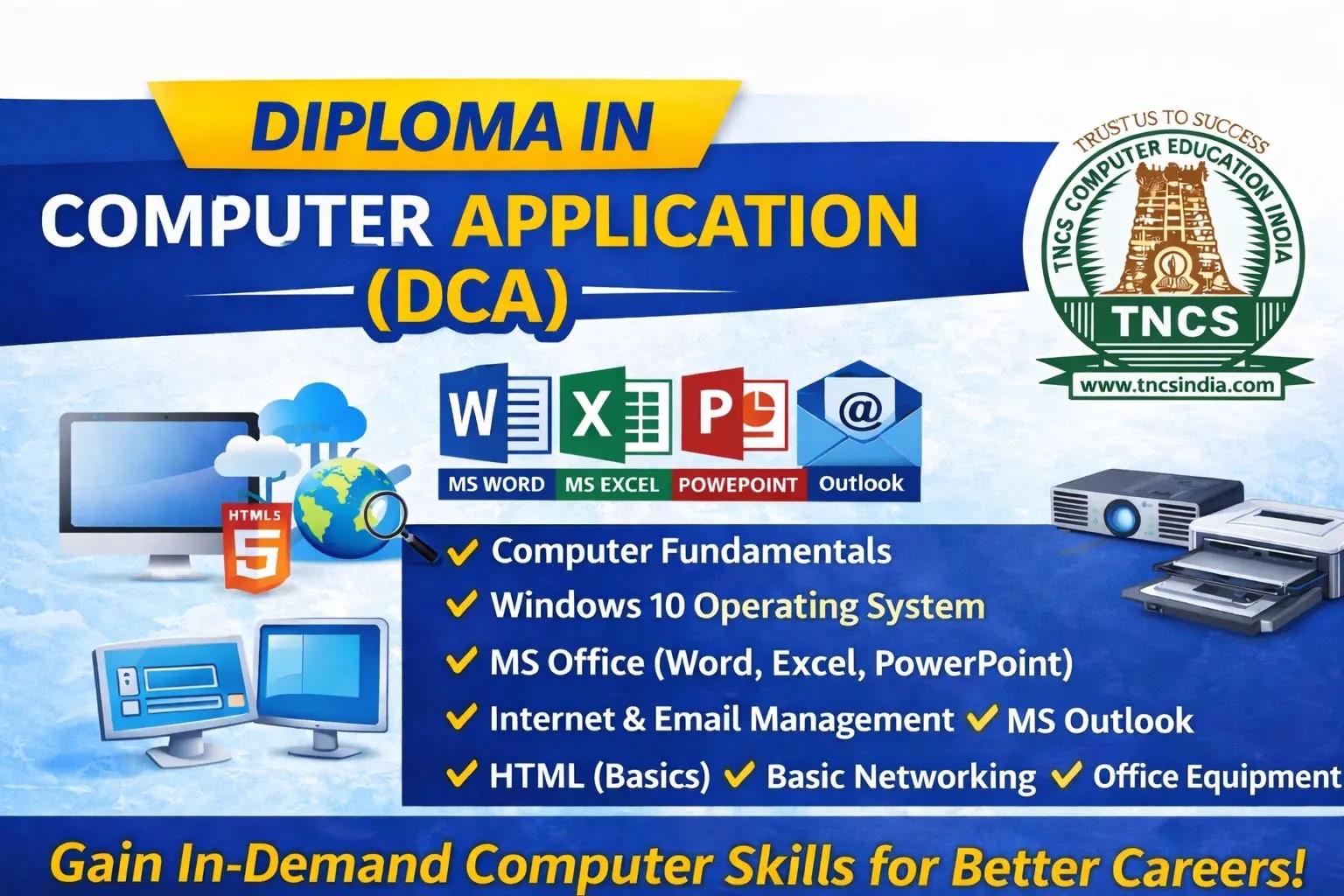 DIPLOMA IN COMPUTER APPLICATION [ D-0662 ]