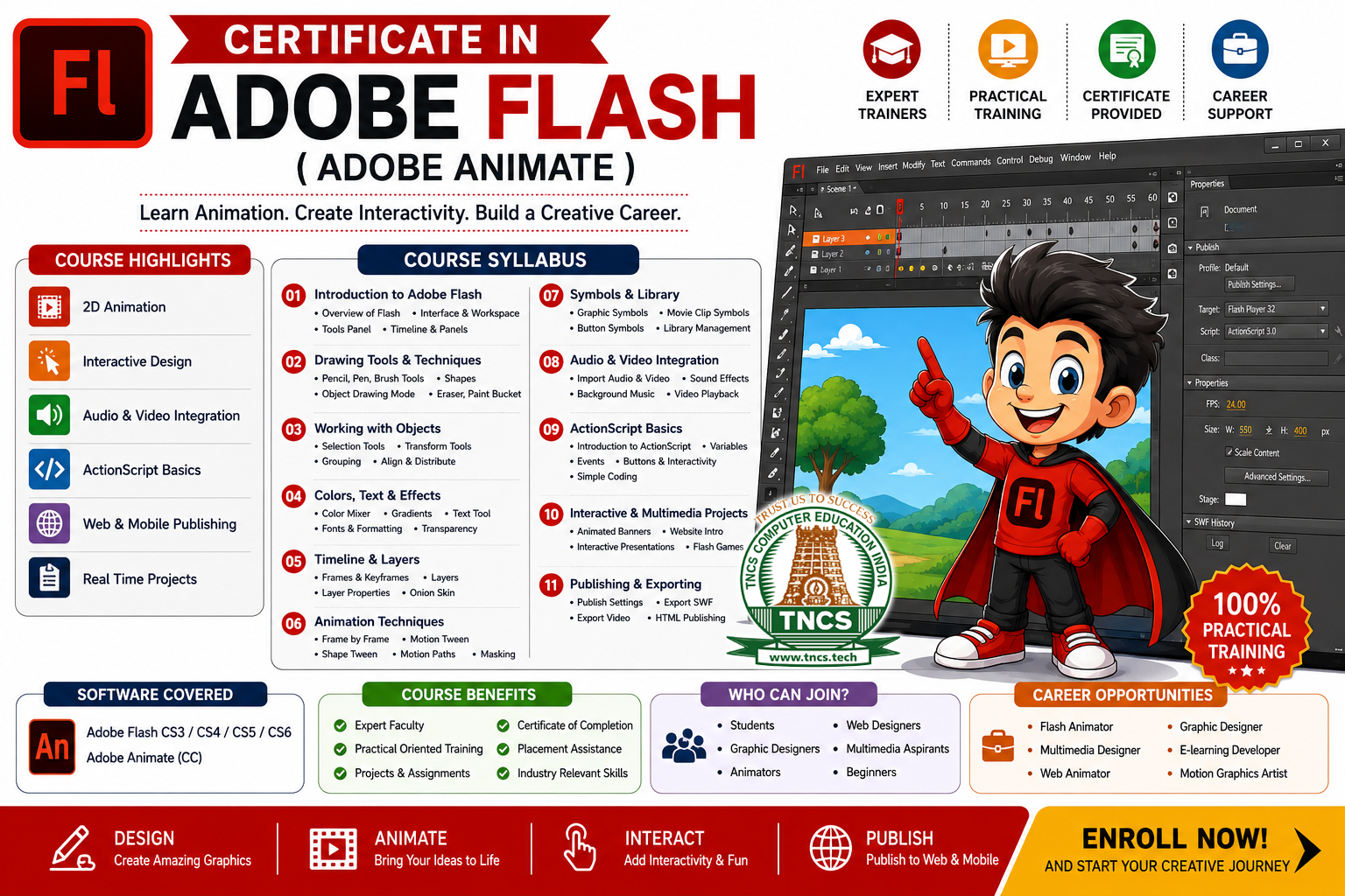 CERTIFICATE IN ADOBE FLASH